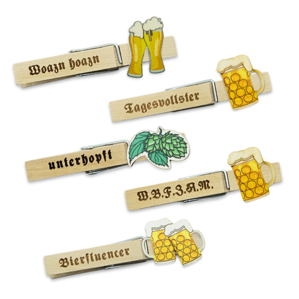 5er Set Bier Sprüche Glubbal – Humorvolle Glubbal für Bierliebhaber